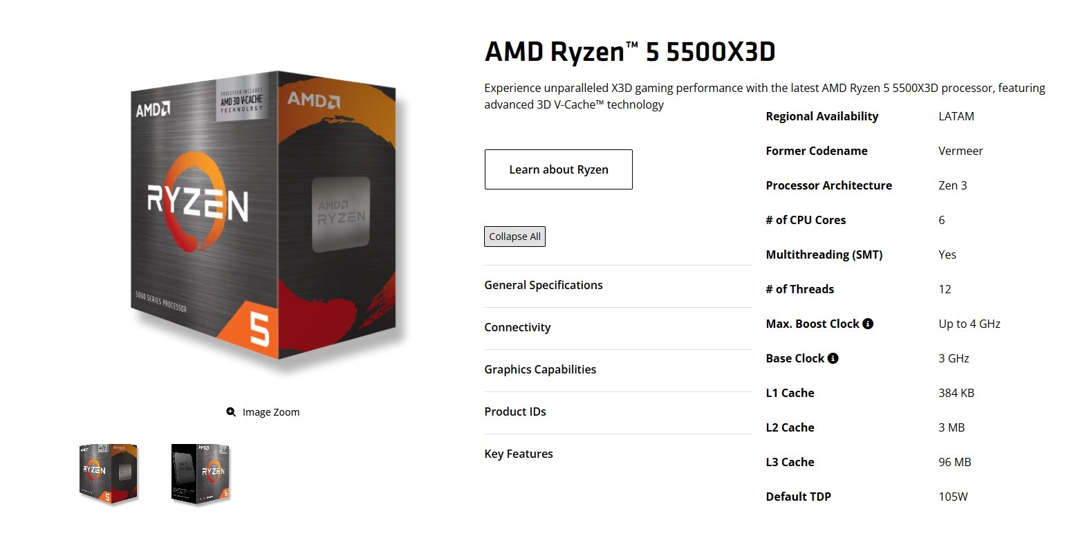 amd-ryzen-5-5500x3d-sessizce-tanitildi-iste-ozellikleri-1-jj967sd4 AMD Ryzen 5 5500X3D sessizce tanıtıldı: İşte özellikleri